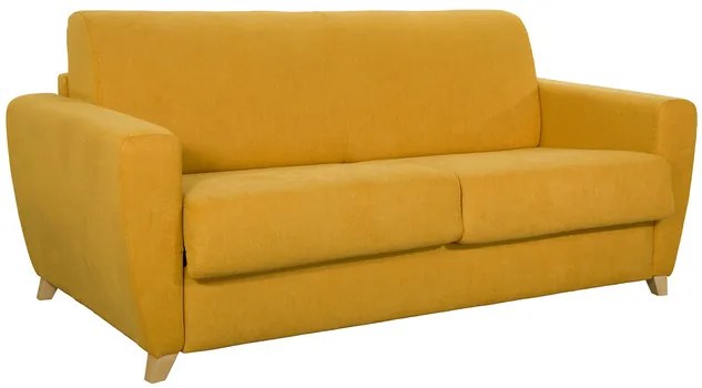 Divano letto scandinavo giallo senape GRAHAM