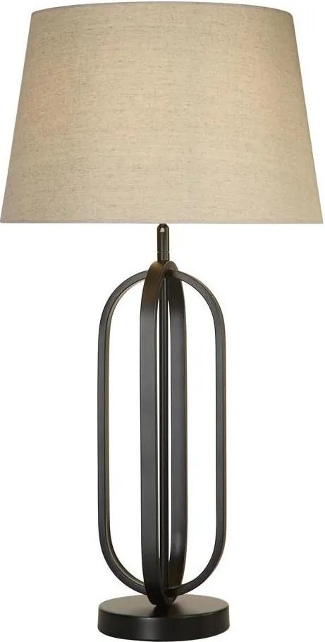 Searchlight EU91101NA - Lampada da tavolo CHIC 1xE27/60W/230V colore crema