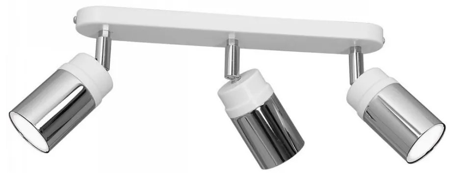 Faretto NEST 3xGU10/8W/230V bianco/cromo