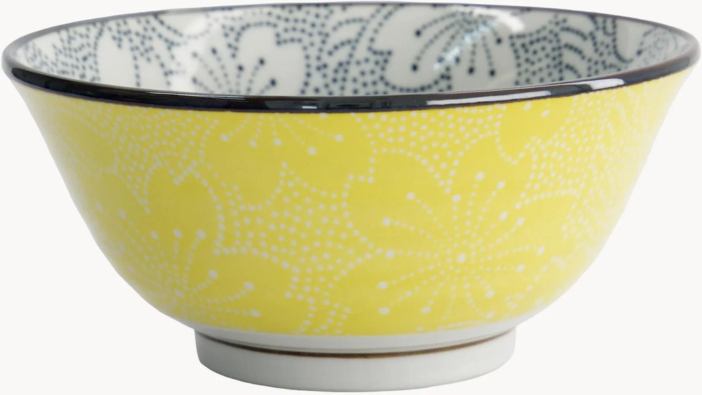 Set di 6 ciotole in porcellana Sakura