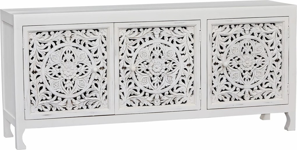 TABITA - mobile in legno di mango con 3 ante