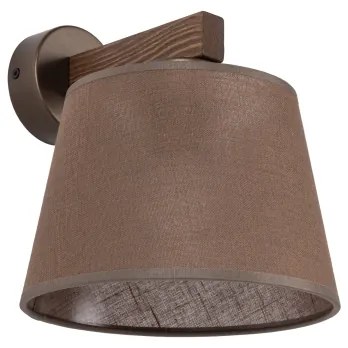 Brilagi - Lampada da parete LATTE 1xE27/15W/230V pino/marrone