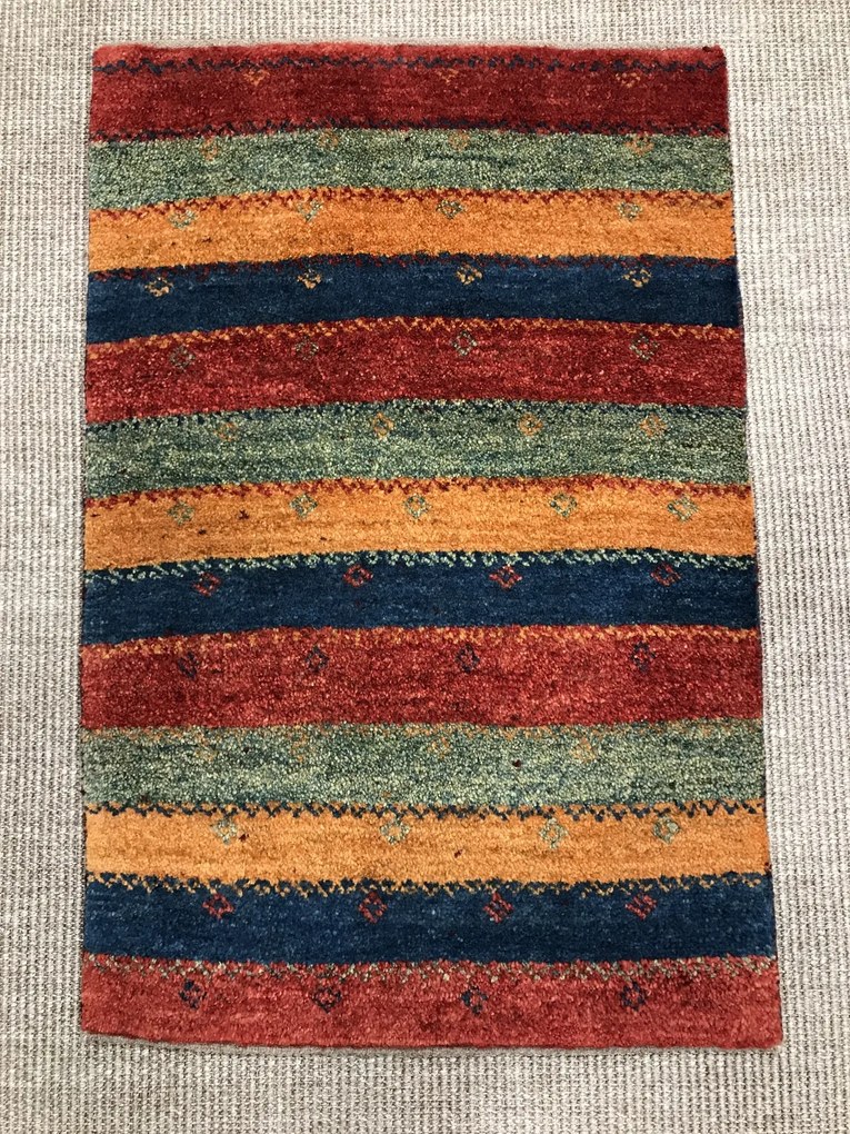 Gabbeh Tappeto 60 x 80 (Iran) Annodato A Mano