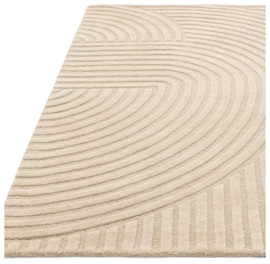 Tappeto in lana beige 120x170 cm Hague - Asiatic Carpets
