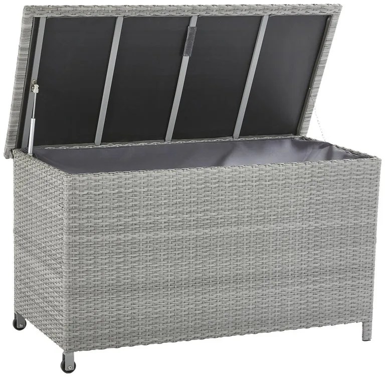 Baule NATERIAL in alluminio grigio L 120 x H 68 x P 60 cm