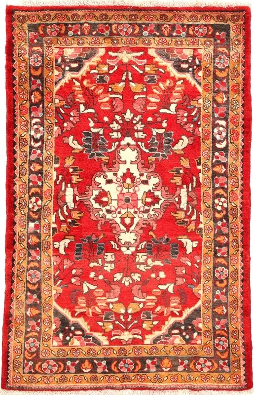 Lilian Tappeto persiano 110x170 Rosso (Iran) Annodato A Mano