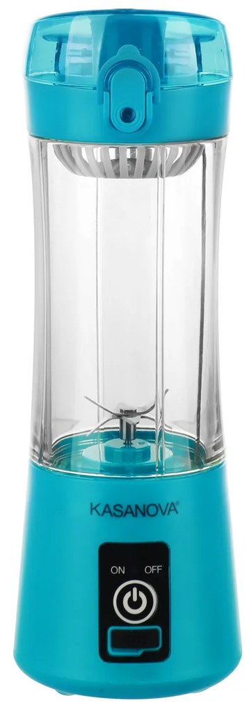 Mini frullatore portatile senza fili 350 ml azzurro