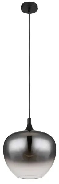 Globo 15548H1 - Lampadario a sospensione con filo MAXY 1xE27/60W/230V nero