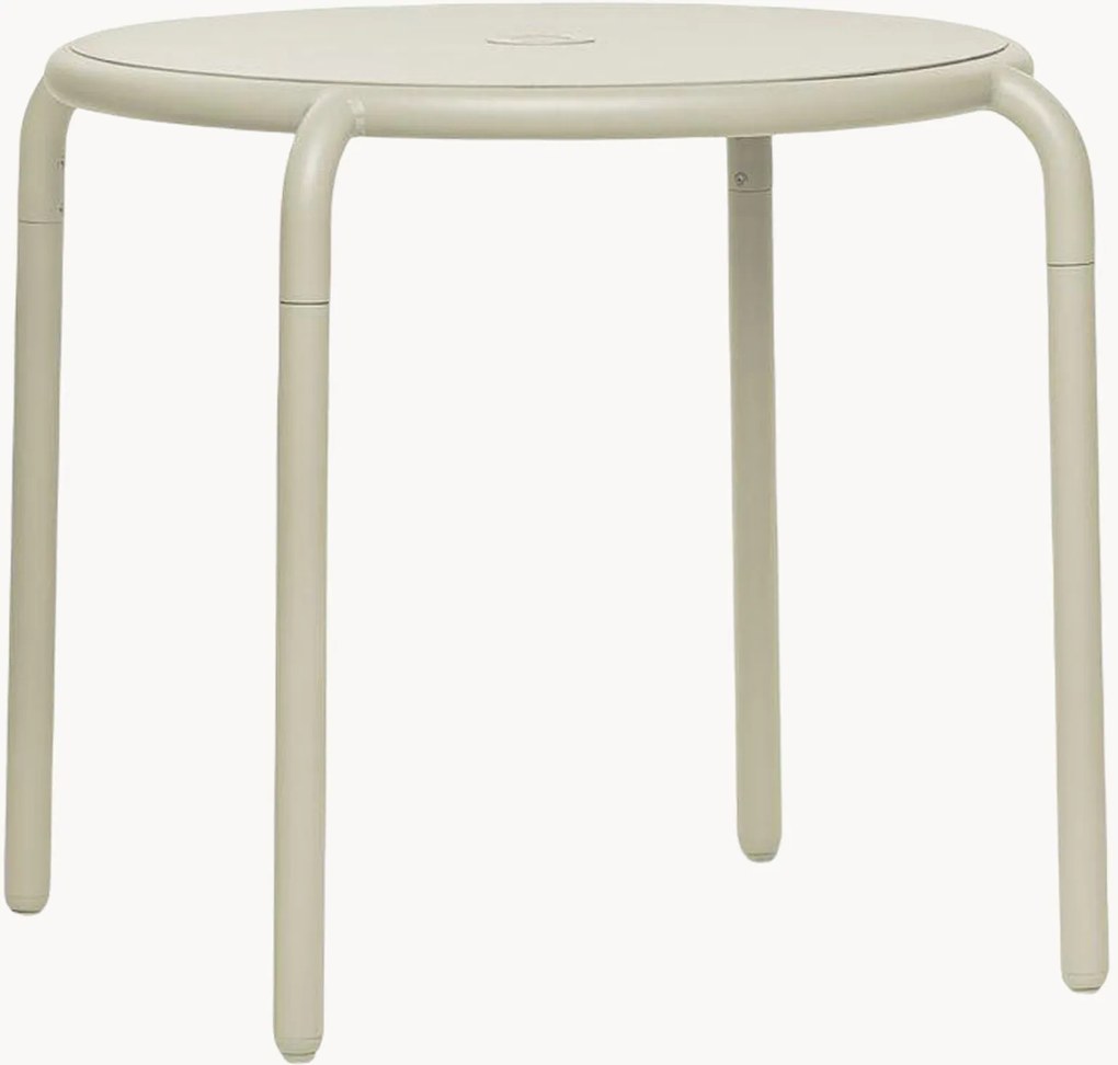Tavolino rotondo da giardino con foro per ombrellone Toní Ø 80 cm