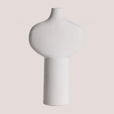 Vaso In Ceramica Boal Bianco - Sklum