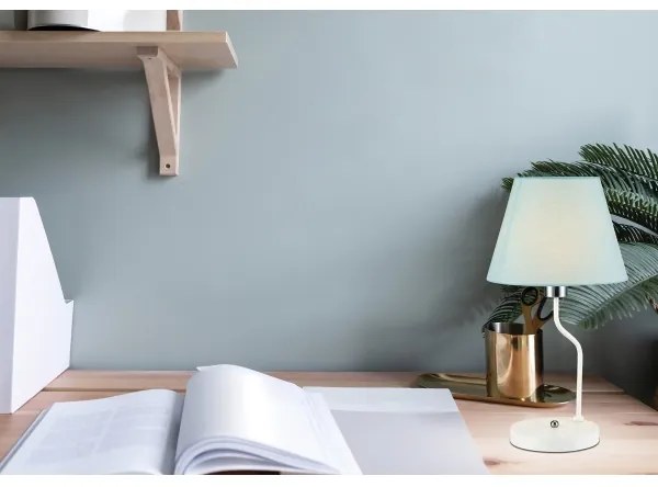 Lampada da tavolo YORK 1xE14/60W/230V bianco/blu