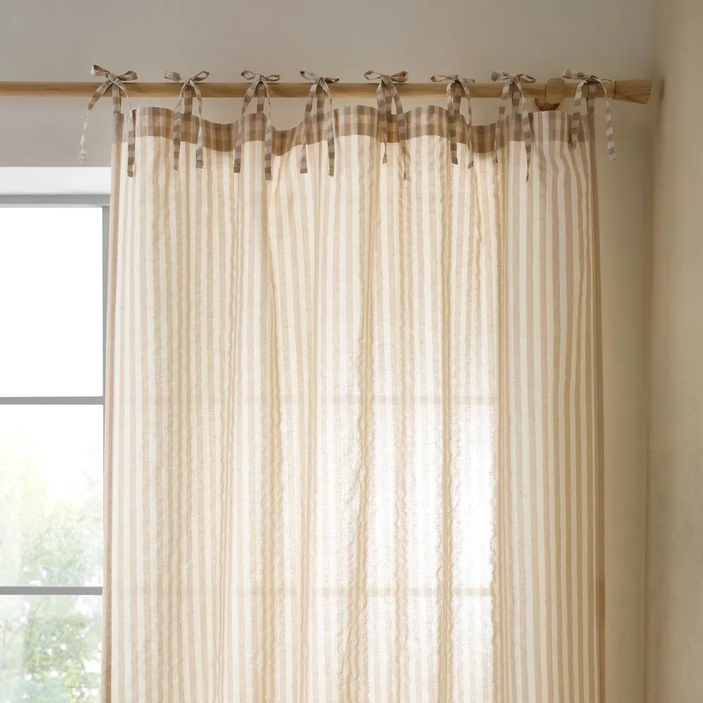 Tenda beige 140x183 cm Zanzibar Woven Stripe – Pineapple Elephant