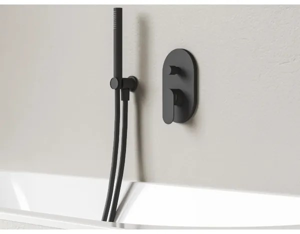 Ravak X070466 - Miscelatore doccia da incasso CHROME nero