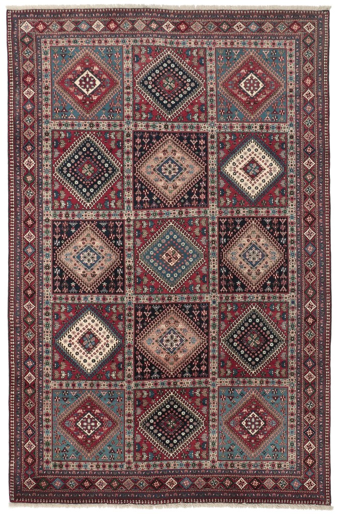 Yalameh Tappeto 200 x 310 (Iran) Annodato A Mano