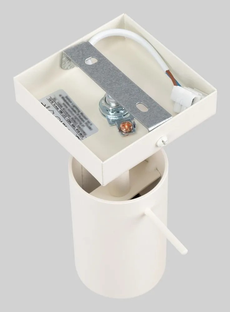 Faretto color crema 8x16 cm Etna – Sollux