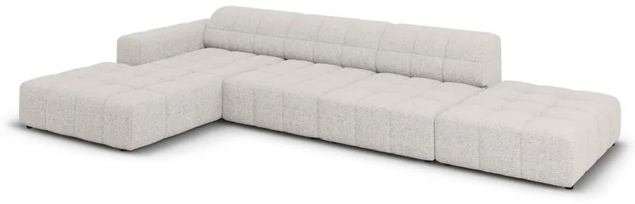 Divano angolare grigio chiaro (angolo sinistro) Chicago - Cosmopolitan Design