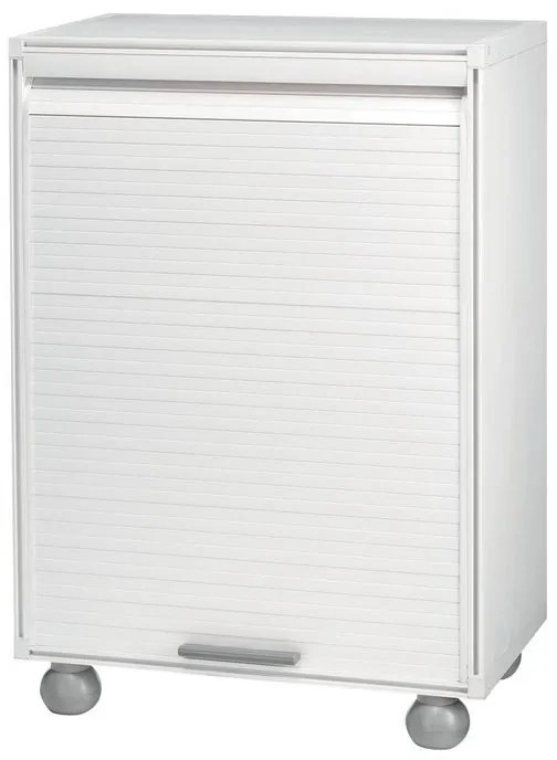 Armadio alto Ice GAROFALO in pvc, bianco L 66.5 x H 120 x P 35 cm 1 anta, adatto per interno/esterno