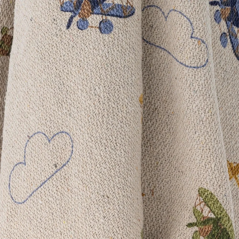 Coperta panna 130x160 cm Plane - Bloomingville Mini