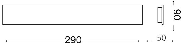 Ideal Lux - Applique a LED ZIG ZAG LED/12,5W/230V 29 cm CRI 90 ottone