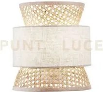 Applique a parete gazebo beige rattan naturale beige 1 luce attacco...