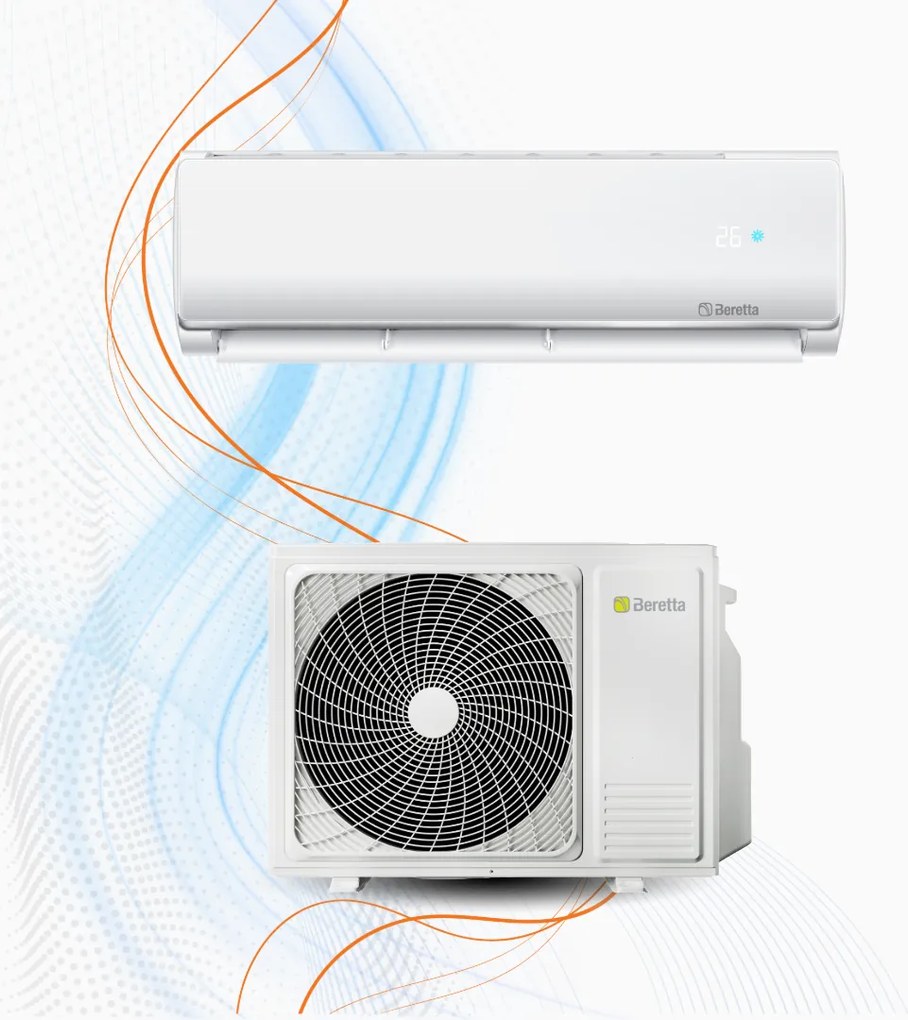 Climatizzatore Beretta Breva Mono Inverter R-32 WiFi, 12.000