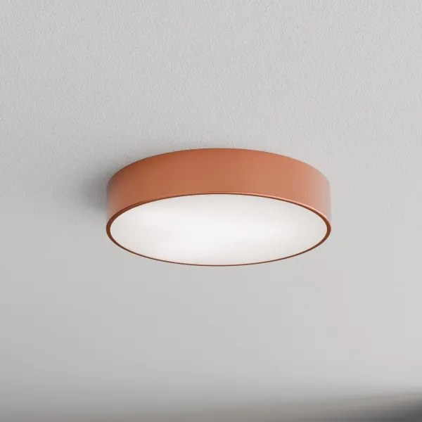 Plafoniera da bagno CLEO con sensore, 3xE27/24W/230V, Ø 40 cm, finitura rame, IP54