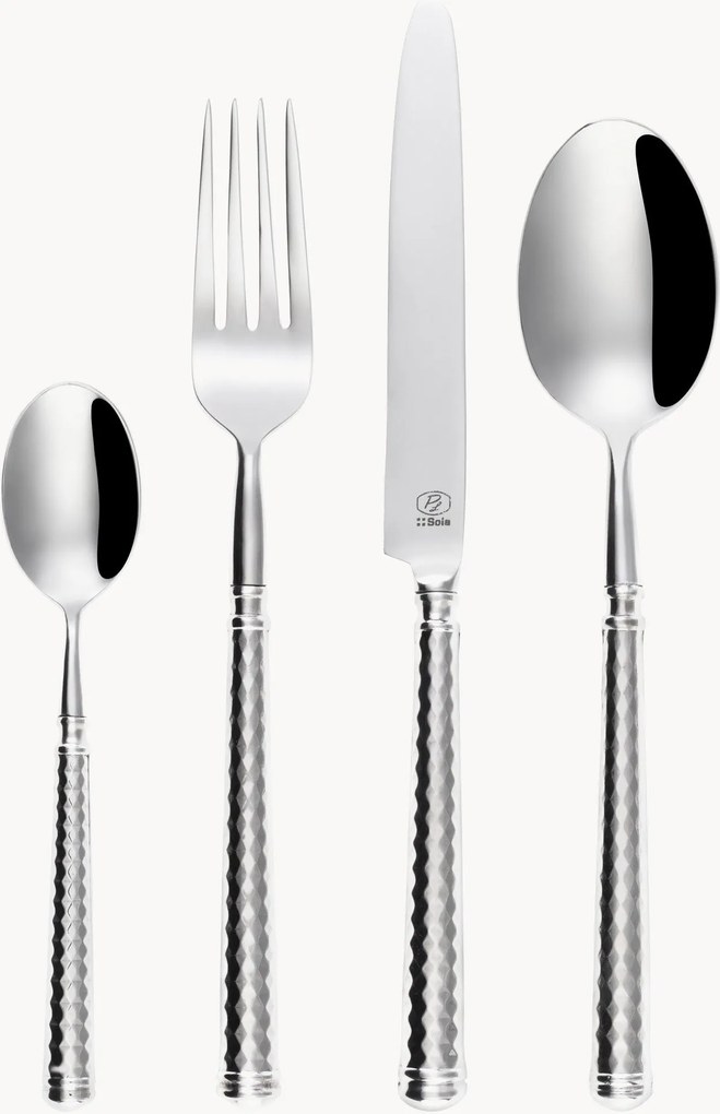 Set di 40 posate Cubism 21st Century, 6 persone