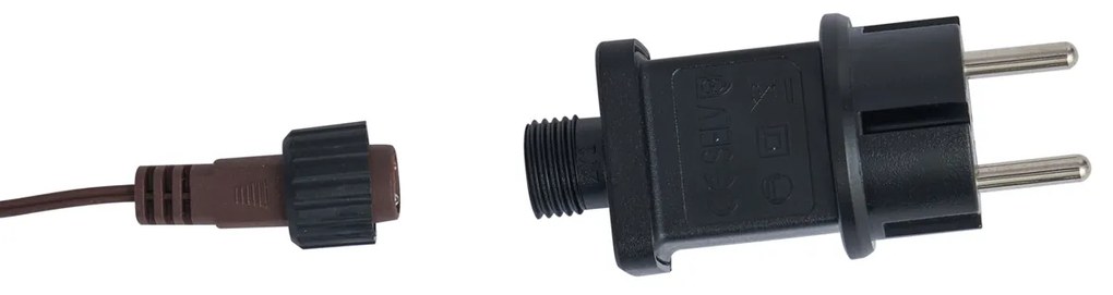 Lampada da terra marrone in rattan a forma di renna con LED IP44 - Flossie