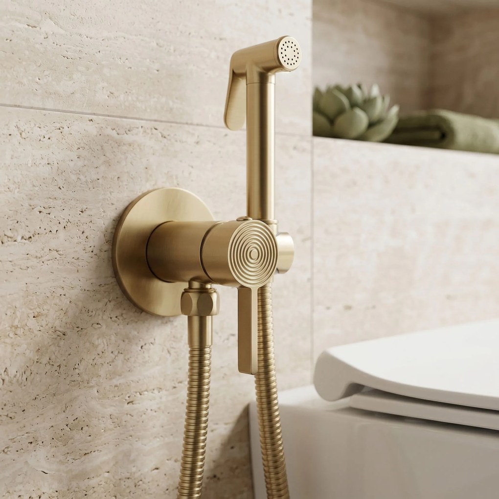 Rubinetto bidet Rea Foster Brush Gold