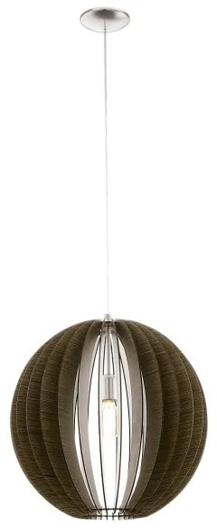 Eglo 94636 - Lampadario COSSANO 1xE27/60W/230V