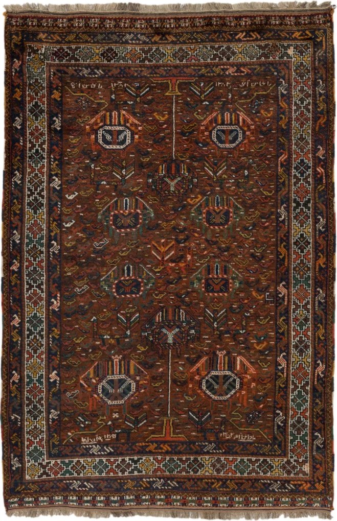Gabbeh Tappeto persiano 160x230 (Iran) Annodato A Mano