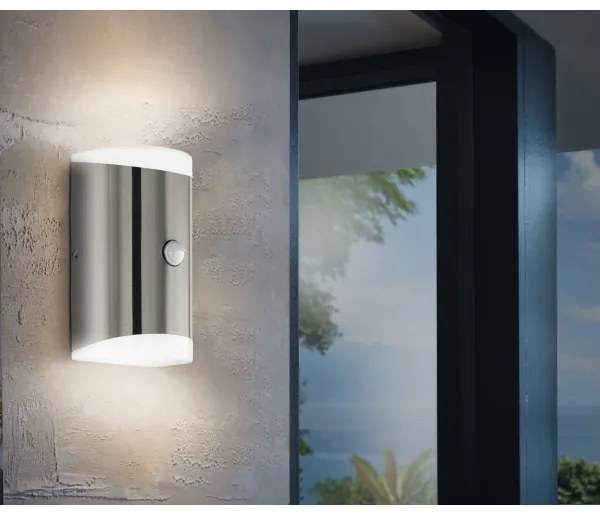 Eglo 75544-LED Applique da esterno con sensore CARPINERA 2xGU10/4,6W/230V