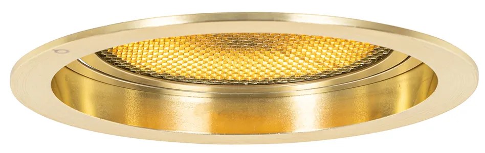 Faretto da incasso moderno regolabile oro - Coop 111 Honey