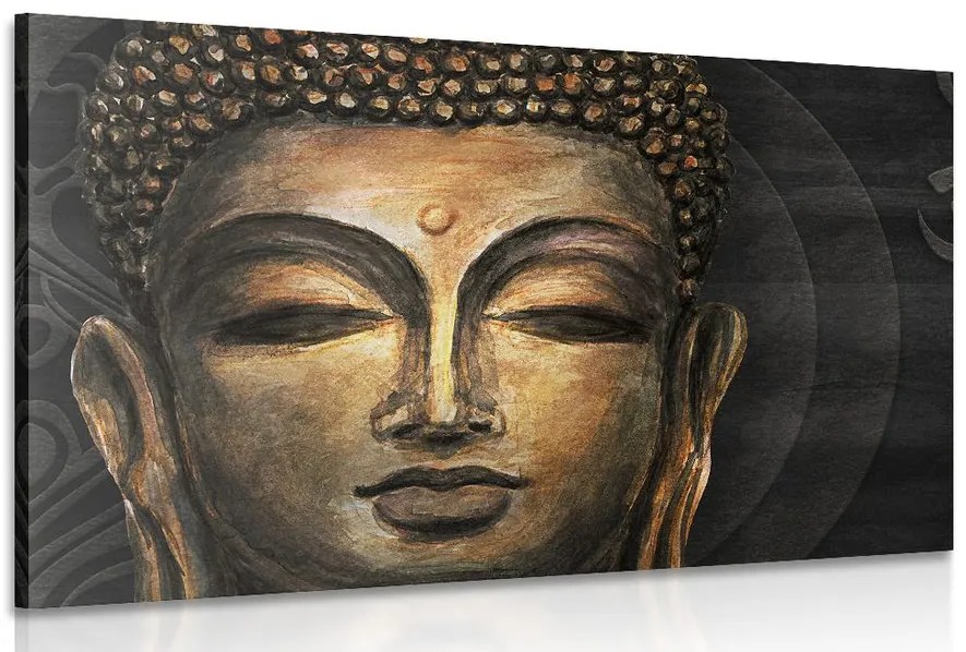 Stampa su tela – Viso del Buddha
