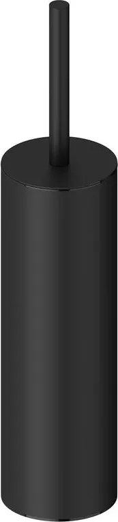 Portascopino loop H 37.5 cm in inox nero