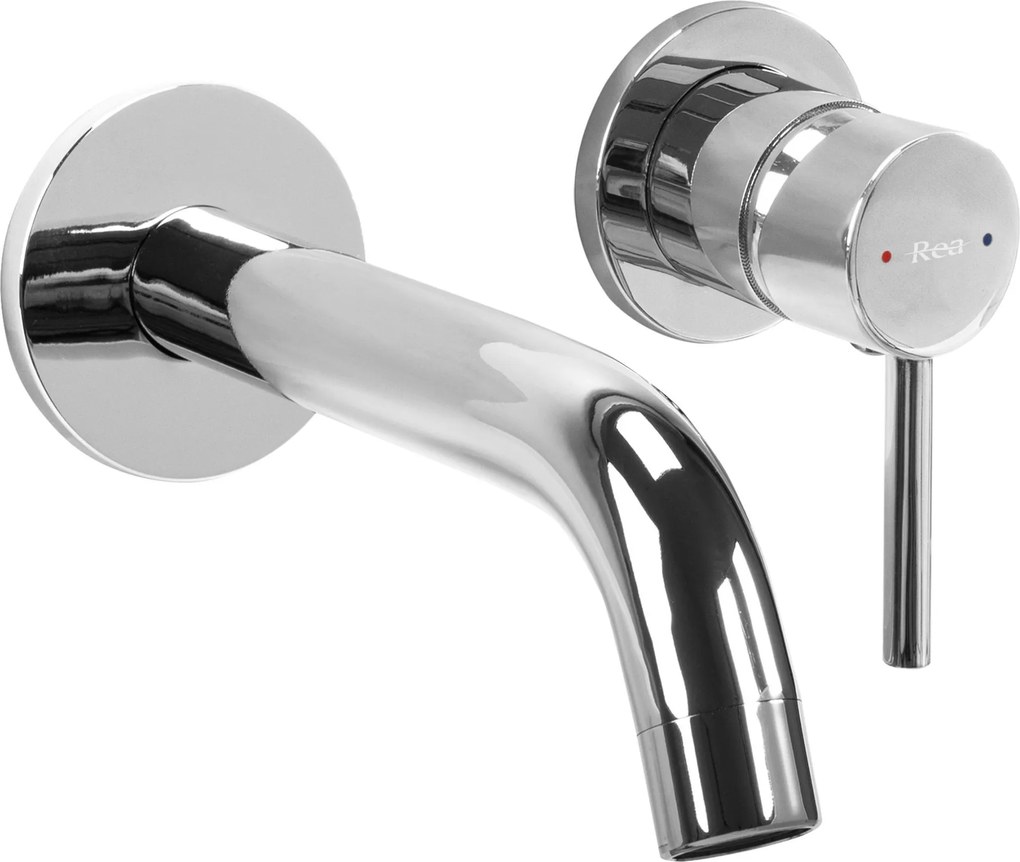 Rubinetto da parete Rea Owen Chrome + BOX