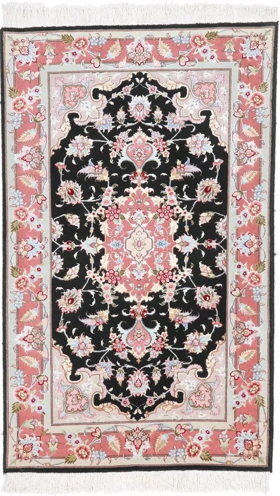 Tabriz Tappeto 120 x 70 Rosa (Iran) Annodato A Mano
