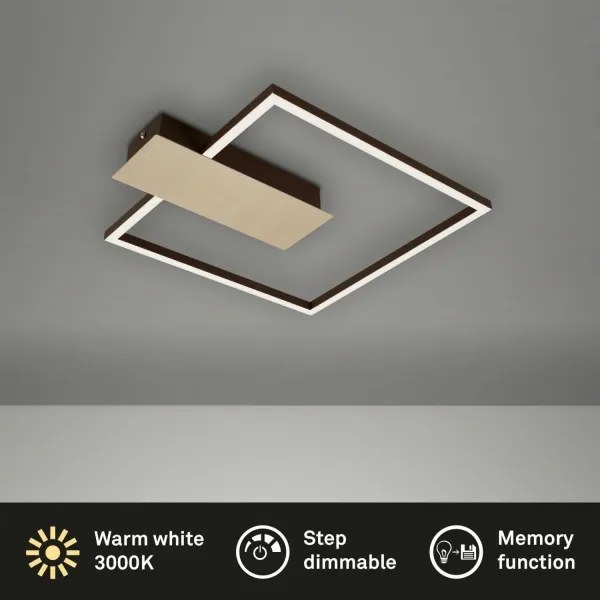 Briloner 3544-017 - Plafoniera LED dimmerabile NICO LED/12W/230V oro