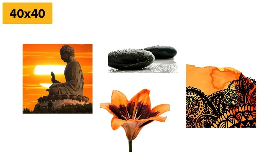 Set di quadri – Feng Shui in stile unico