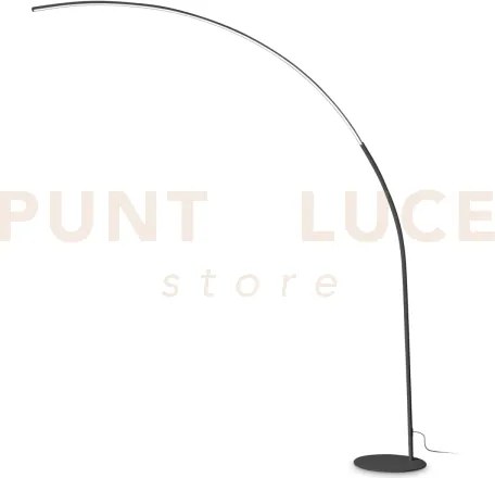 Comet piantana nera led interruttore touch led 3000k 30w 2950 lm di...