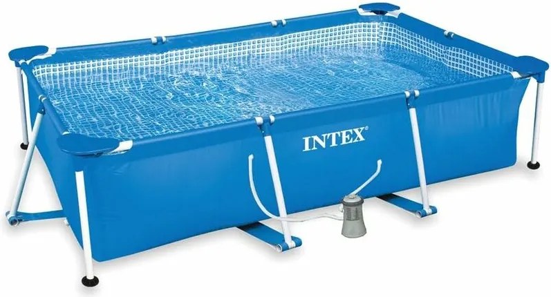 Piscina rettangolare fuori terra INTEX Frame 300 x 200 H 75 cm con POMPA FILTRO