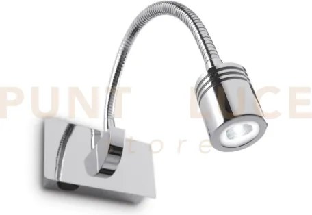 Dynamo applique a parete orientabile e flessibile cromo 1 luce led ...