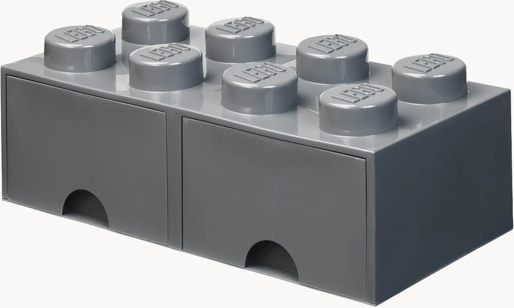 Cassettiera per bambini LEGO con 8 manopole Brick