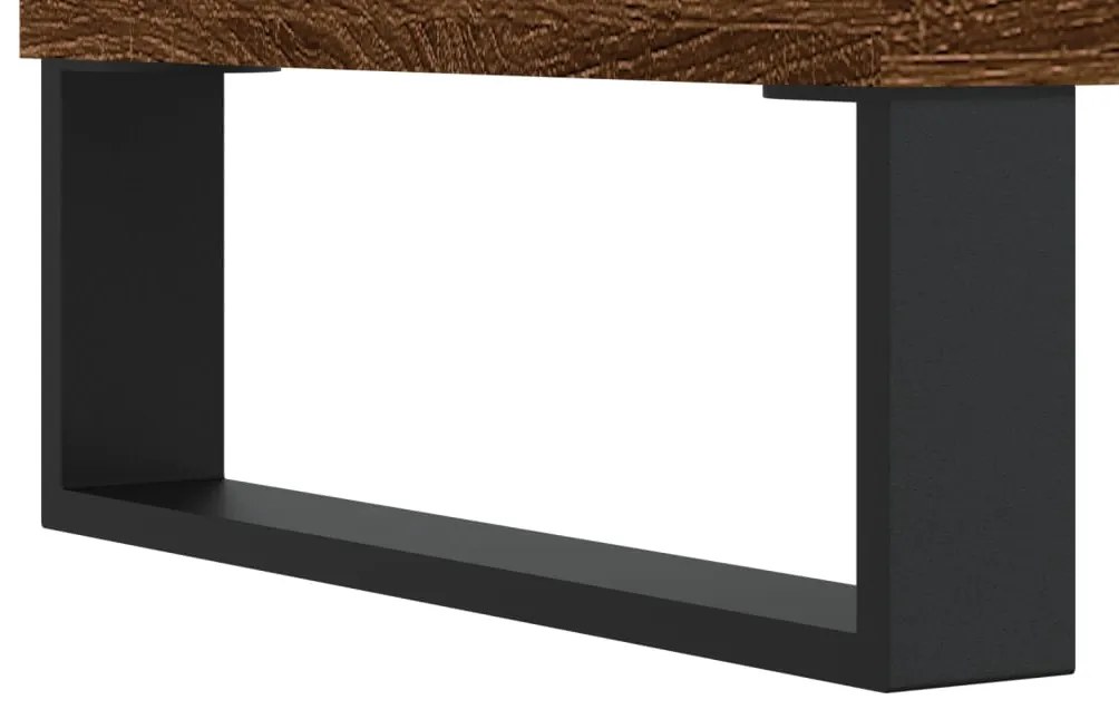 Mobile TV Rovere Marrone 104x35x50 cm in Legno Multistrato