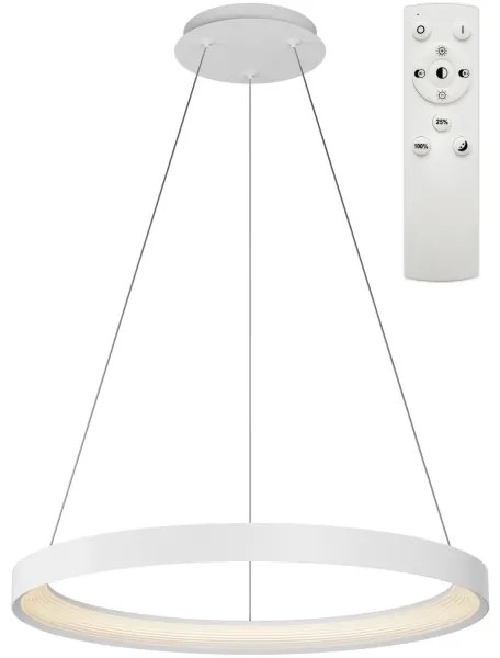 Top Light-Lampadario a sospensione con filo LED dimmerabile ORBIT LED/40W/230V 3000-6500K diametro 50 cm white+TC