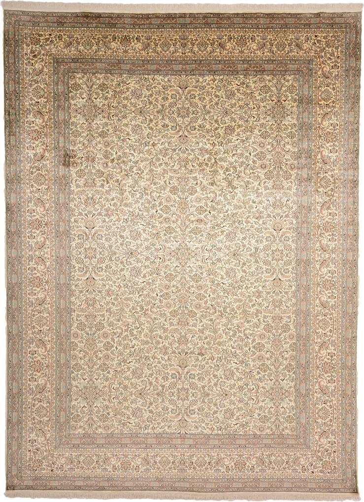 Cashmere Silk Tappeto 250 x 340 (Indian) Annodato A Mano