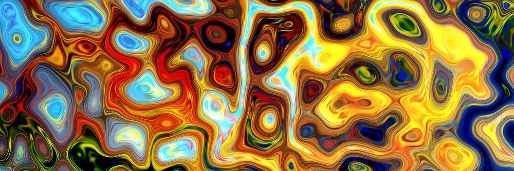 Stampa su tela – Astrazione colorata