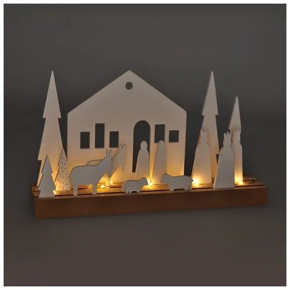 Solight 1V253 - Decorazione natalizia LED LED/2xAAA abete rosso