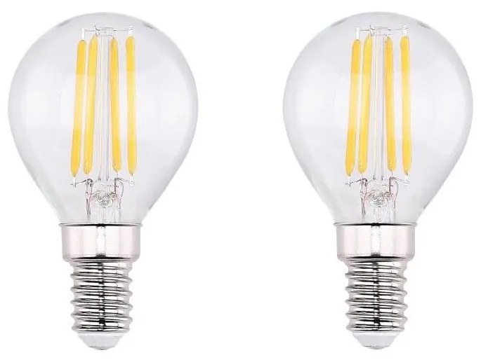 SET 2x Lampadina LED VINTAGE E14/4W/230V 2700K - Globo 10589-2K