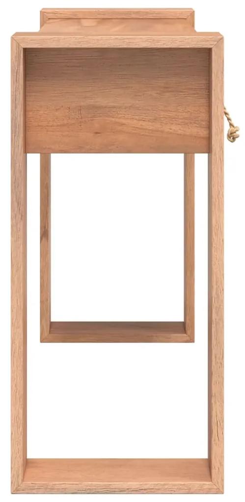 Tavolo consolle 90x35x75 cm in legno massello di teak
